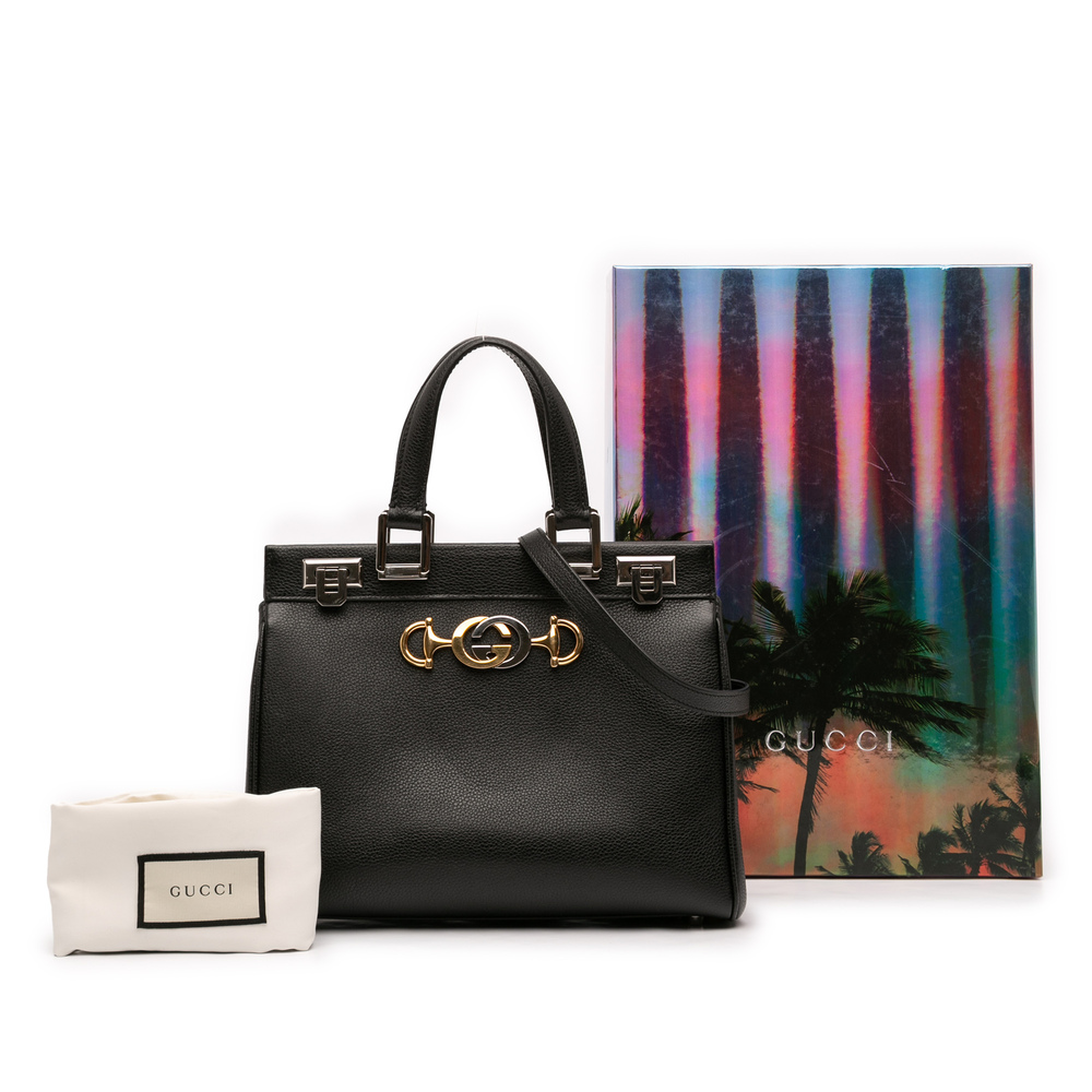 Pre-Loved Gucci Small Grained Calfskin Zumi Top Handle Bag - Picture 10 of 10
